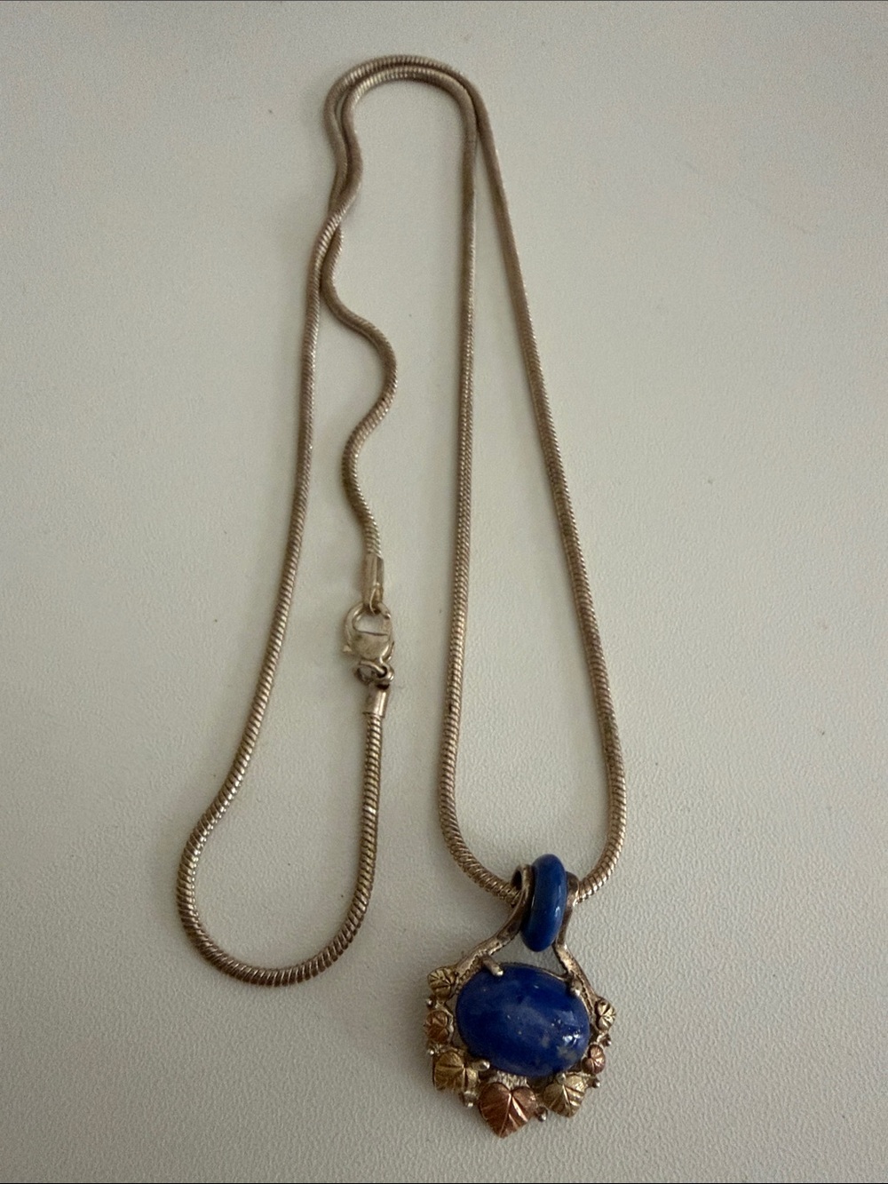 Lapis Lazuli Pendant and Necklace